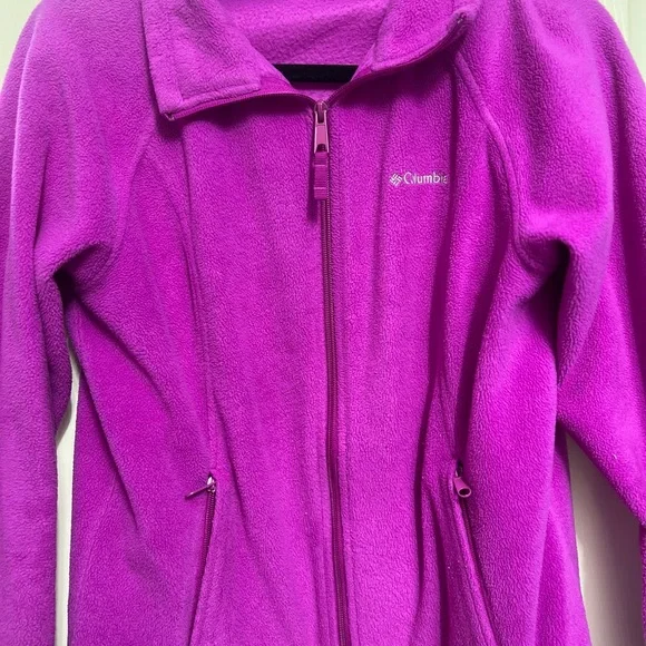 Columbia Women's Purple Fleece Jacket - Picture 3 of 5